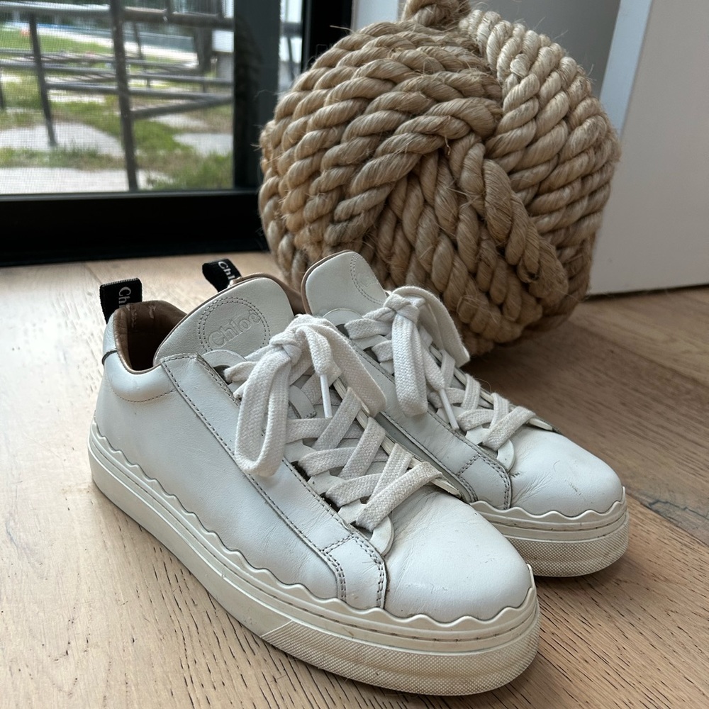 Chloe Lauren Sneaker - White - Size 37